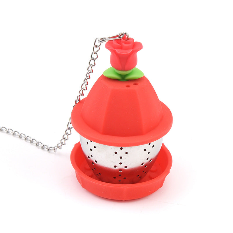 Wholesale Silicone Tea Leaker Stainless Steel Tea Infuser